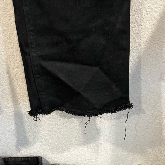 Everlane black boot cut raw hem jeans size 27 - Picture 2 of 5